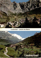 Leukerbad - Loeche Les Bains - 2 Bilder (50820) * 4. 7. 1969 - Loèche-les-Bains