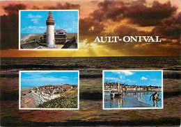 80 - Ault - Onival - Multivues - Phare - Plage - Flamme Postale - CPM - Voir Scans Recto-Verso - La Mothe Achard