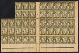 1904. MONACO. TAXE 1 CENTIME A PERCEVOIR In Block With 46 Stamps All Never Hinged. Some L... (Michel Porto 1) - JF546653 - Strafport