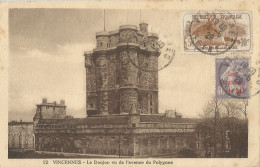 FRANCE - 90 CENT FRANKING (Yv. #249 + Yv # 230) ON PC (VIEW OF VINCENNES) SENT FROM VINCENNES TO BELGIUM  - 1929 - 1927-31 Caisse D'Amortissement