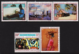 1970. POLYNESIE FRANCAISE. ART - KUNST. 5 Ex. (Michel 121 - 125) - JF309398 - Neufs