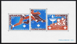 1976. POLYNESIE FRANCAISE. SPORT. MONTREAL OLYMP. BLOCK. (Michel Block 3) - JF309427 - Neufs