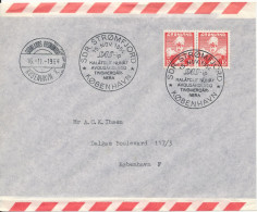 Greenland SAS First Flight Sdr. Strömfjord - Copenhagen 15-11-1954 - Cartas & Documentos