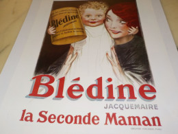 ANCIENNE PUBLICITE SECONDE MAMAN  DE BLEDINE  DE JACQUEMAIRE 1930 - Altri & Non Classificati