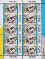 3754 Mit Vielen Freunden 100 Jahre Disney Micky Maus - 10er-Bogen ** / MNH - 2001-2010