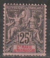 Sainte-Marie De Madagascar N° 8 * - Unused Stamps