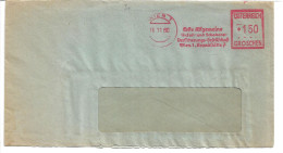 2462t: Wien 1960, Frankotyp EA- Versicherung Wien 1., Brandstätte 7 - Maschinenstempel (EMA)