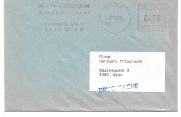 2462r: Österreich 1986, Frankotyp Steuerberater 1010 Wien, Kärntner Straße 5 - Maschinenstempel (EMA)