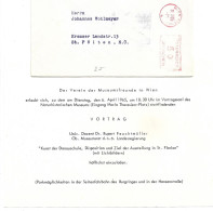 2462j: Österreich 1965, Museum Der Museumsfreunde Wien, Frankotyp 50 Groschen - Covers & Documents