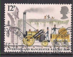 GB 1980 QE2 12p 150th Anniv Man/Liver Railway Used SG 1113 ( J1482 ) - Gebruikt