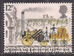 GB 1980 QE2 12p 150th Anniv Man/Liver Railway Used SG 1113 ( K147 ) - Gebruikt