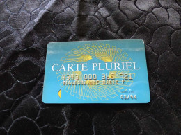 CB-1 , FRANCE, Carte Magnétique, BANCAIRE, PLURIEL, 03/94, FRANFINANCE - Disposable Credit Card
