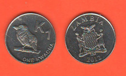 Zambia 1 Kwacha 2012 UNC - Zambia