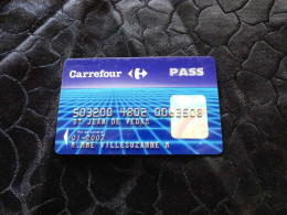 CB-9 , FRANCE, Carte Magnétique, BANCAIRE , 01-04 , CARREFOUR PASS - Disposable Credit Card