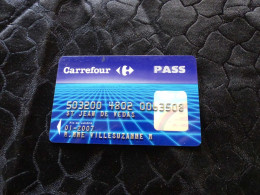 CB-10 , FRANCE, Carte Magnétique, BANCAIRE , 01-07 , CARREFOUR PASS - Disposable Credit Card