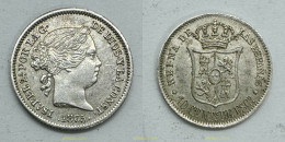 3971 ESPAÑA 1865 ISABEL II 1865 SEVILLA 10 Cts Escudo - Collections