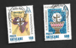 VATICANO - VATICAN - UNIF. 779.782  - 1985  43^ CONGRESSO EUCARISTICO, NAIROBI - (USED°) - Usados