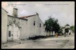 VILA VIÇOSA - Entrada Da Villa E Porta Dos Nós ( Ed. Malva Nº 249) Carte Postale - Evora