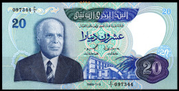 20 Dinars 1983-P81-UNC** // NEUF**-2 SCANS -2 IMAGES - Tunisia