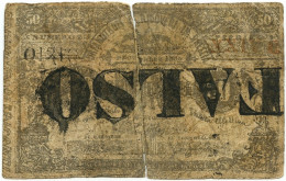 50 CENTESIMI FALSO D'EPOCA ORFANOTROFI RICOVERI IN BRESCIA IV EMISSIONE 1868 MB - Otros & Sin Clasificación