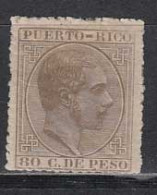 Puerto Rico Sueltos 1882 Edifil 70 * Mh - Puerto Rico