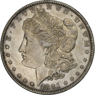 États-Unis, Dollar, Morgan, 1881, Philadelphie, Argent, TTB+, KM:110 - 1878-1921: Morgan