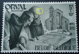 BELGIQUE N°567 V10 Point Sur Le Front Du Moine  MNH** - 1931-1960