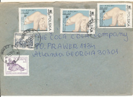 Poland Cover Sent To USA 22-10-1979 ??? Polar Bear - Otros & Sin Clasificación