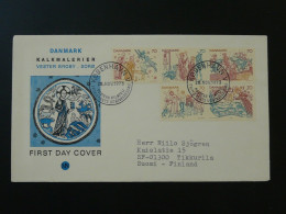 FDC Art Religieux Religious Art Slania Denmark 1973 Ref 102099 - FDC