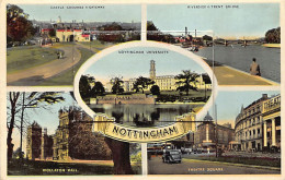 England - NOTTINGHAM - Sachet Postcard - Nottingham