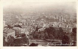England - BRISTOL - Bird's Eye View From Brandon Hill - REAL PHOTO - Bristol