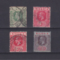 NIGERIA 1914, SG# 1-9, Wmk Mult Crown CA, Part Set, KGV, Used - Nigeria (...-1960)