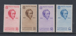 ITALIE - 4 Valeurs Bellini - Mint/hinged