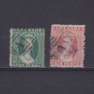 GRENADA 1863, SG# 4-6, CV £29, Wmk Small Star, Part Set, QV, Used - Grenada (...-1974)