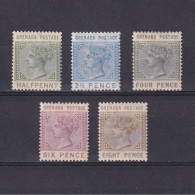 GRENADA 1883, SG# 30-35, CV £44, Part Set, QV, MH - Grenada (...-1974)