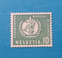 SUIZA OMS 1957 Yv 5388 MNH - Nuevos