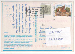 Timbre , Stamp Yvert N° 920 " Mouflon WWF " Sur Cp , Carte , Postcard Du 06/10/98 - Briefe U. Dokumente