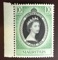 Mauritius 1953 Coronation MNH - Mauritius (...-1967)