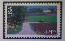 United States, Scott #C150, Used(o), 2012 Air Mail, Amish Horse And Buggy, $1.05, Multicolored - 3a. 1961-… Gebraucht