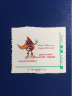 (MTAM) Personnalisé Don Du Sang Lettre Verte 20g Neuf Xx - Unused Stamps