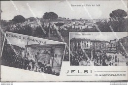 Ae571 Cartolina Jelsi 3 Vedutine 1925 Provincia Di Campobasso - Campobasso