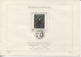 Tschechoslowakei # 1967 Ersttagsblatt Frantisek Hudecek Nationalgalerie - Covers & Documents