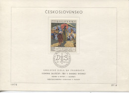 Tschechoslowakei # 1968 Ersttagsblatt Dominik Skutecky Neusohl Nationalgalerie - Covers & Documents