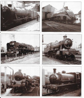 BD37 - SERIE COMPLETE 10 CARTES  ROBERT WILSON - BRITISH STEAM LOCOMOTIVES  - FORMAT 6 X 8 CM - Railway