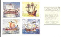 BC92 - SERIE COMPLETE 36 CARTES CIGARETTES GODFREY PHILLIPS - SHIPS THAT MADE HISTORY - Phillips / BDV