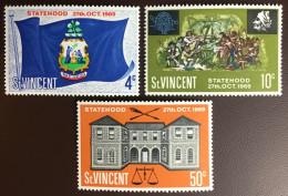 St Vincent 1969 Statehood MNH - St.Vincent (...-1979)