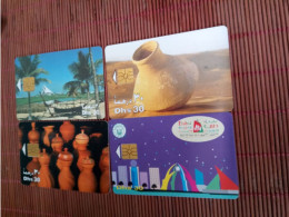 4 Phonecards U.A.E USED Rare - Emirats Arabes Unis