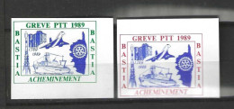 Timbre  Feuillets Grève BASTIA - 1989 ****  Neuf  Belle Pièce- - Stamps