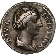 Diva Faustina I, Denier, 146-161, Rome, Argent, TTB, RIC:360 - Les Antonins (96 à 192)