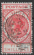 South Australia VFU 1904 SA Watermark 42 Euros - Usati